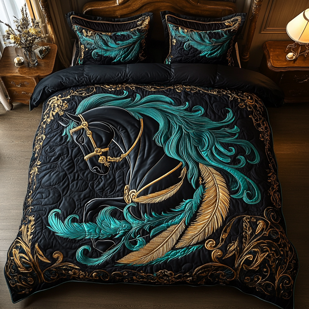 Regal Stallion YR2401015CL Duvet Cover Set