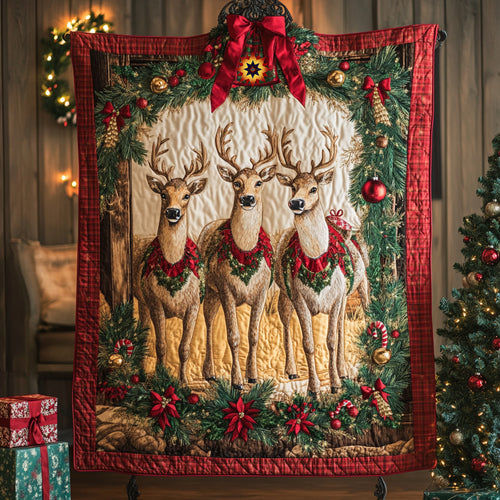 Reindeer WU0512010CL Quilt