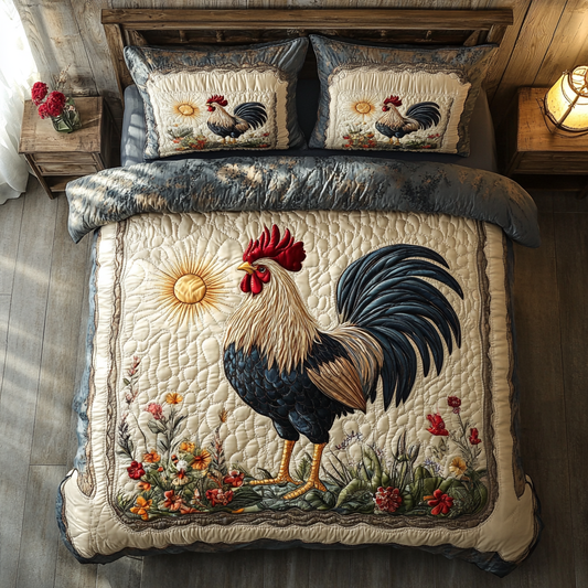 Rooster In Morning XR2002021CL Duvet Cover Set
