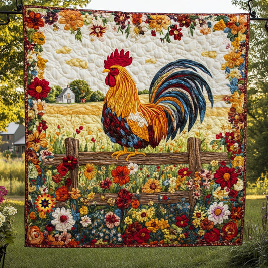 Rooster WU0912046CL Quilt