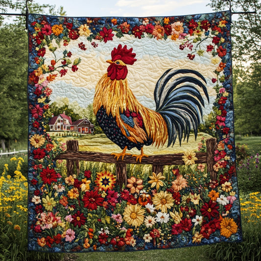 Rooster WU0912061CL Quilt