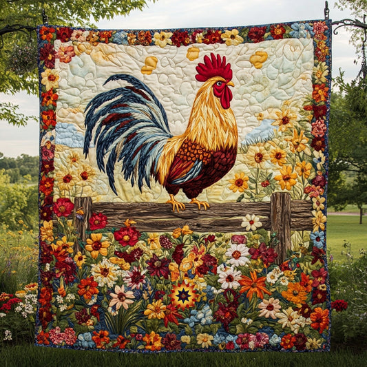 Rooster WU0912067CL Quilt