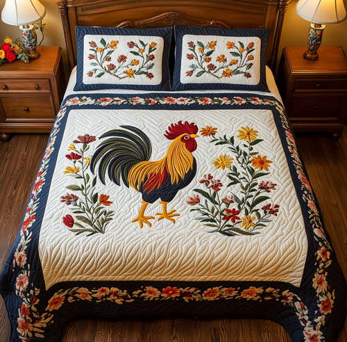 Rooster's Morning Glory YR0301026CL Duvet Cover Set