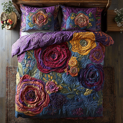 Roses Patchwork WU2802103CL Duvet Cover Set