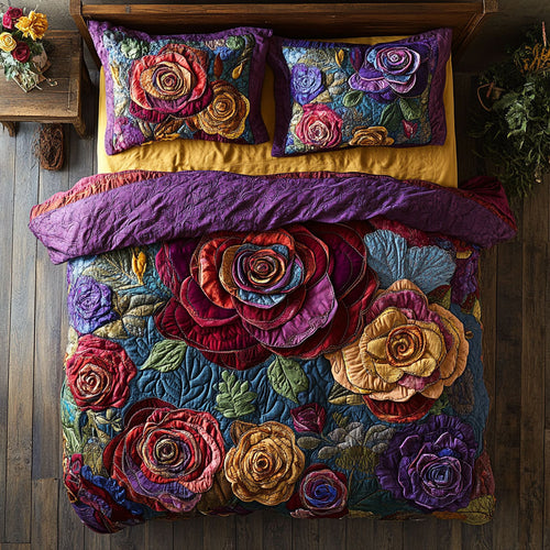 Roses Patchwork WU2802104CL Duvet Cover Set