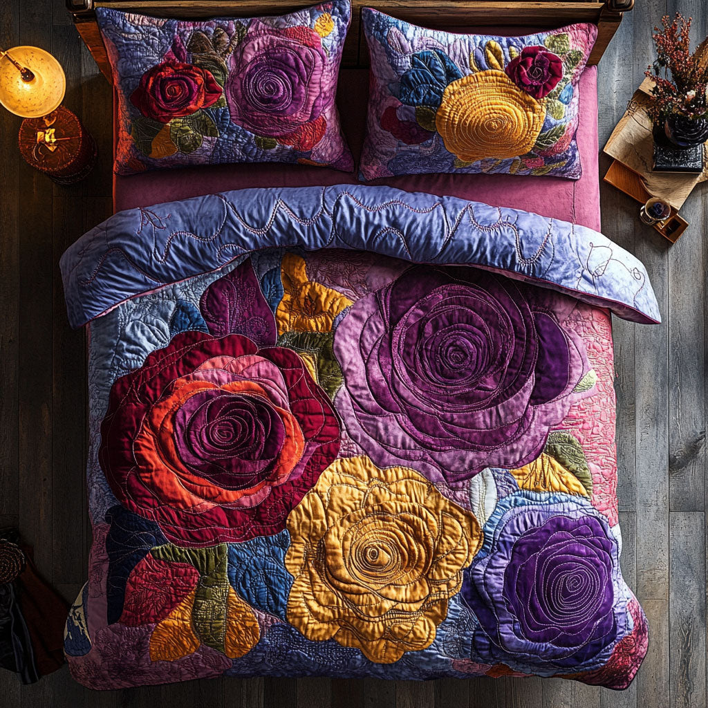 Roses Patchwork WU2802107CL Duvet Cover Set
