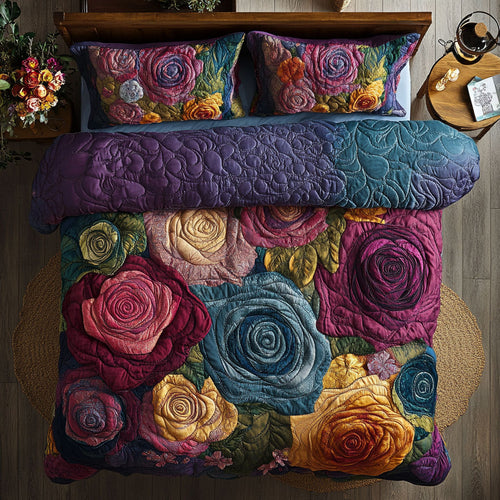 Roses Patchwork WU2802109CL Duvet Cover Set
