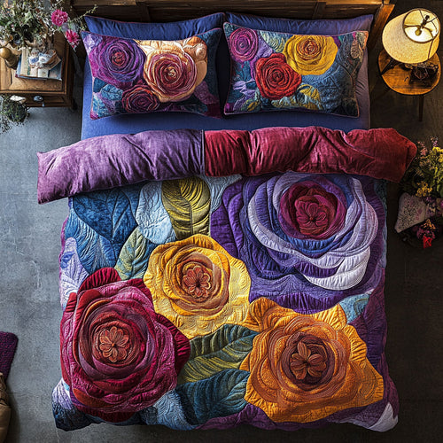 Roses Patchwork WU2802111CL Duvet Cover Set