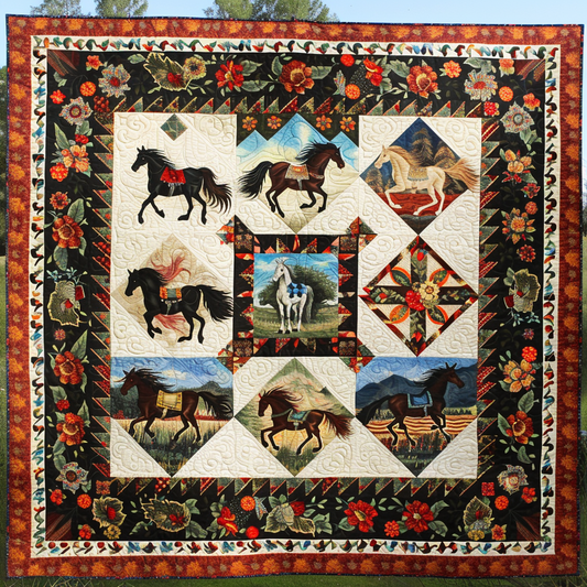 Running Horse XR0406013CL Quilt