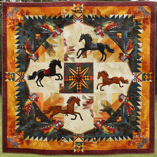 Running Horse XR0406014CL Quilt