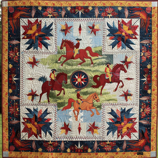 Running Horse XR0406015CL Quilt