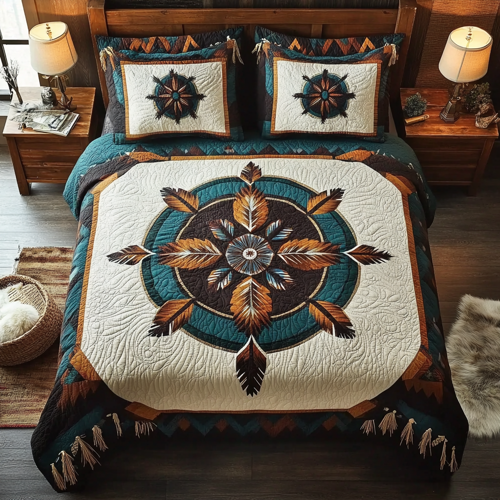 Rustic Compass YR2501024CL Duvet Cover Set