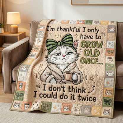 Grumpy Cat Humor WN0604017CL Quilt