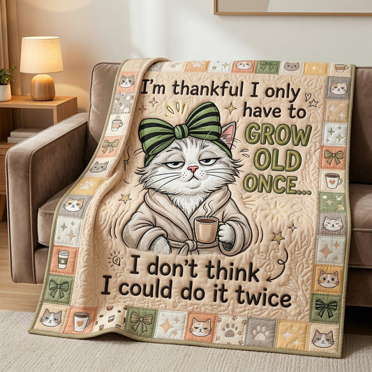Grumpy Cat Humor WN0604017CL Quilt