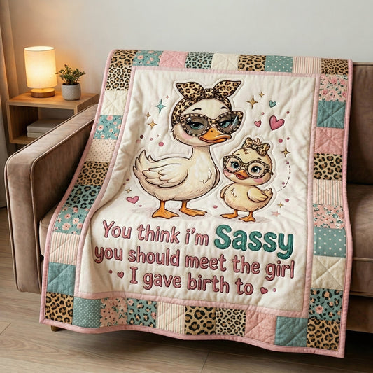 Sassy Mama Duck WN0604018CL Quilt