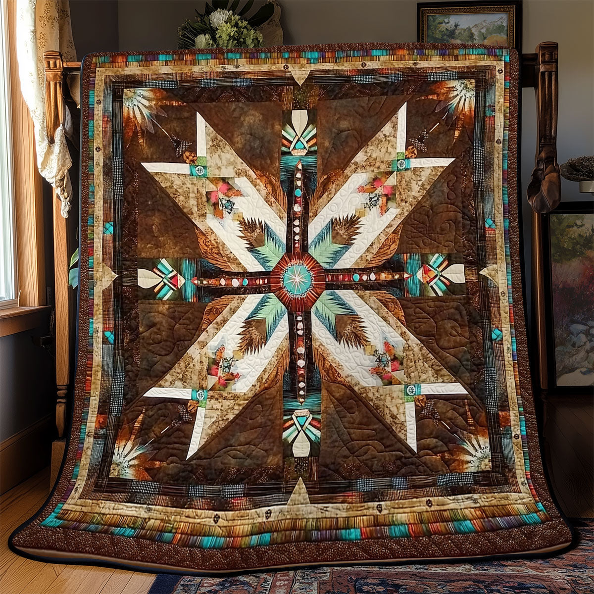 Sacred Star YR0502009CL Quilt