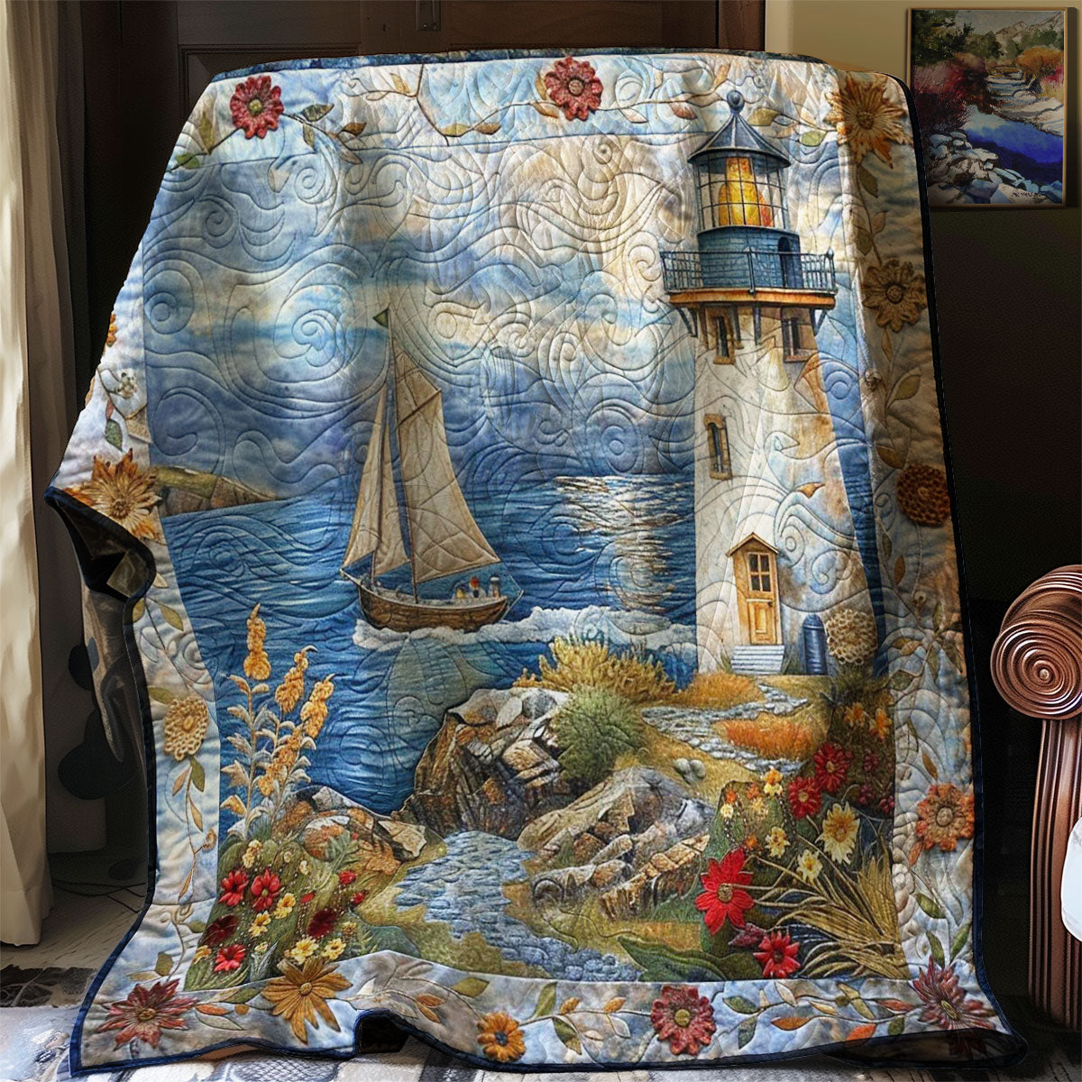 Sailboat Bliss WN2907008CL Quilt