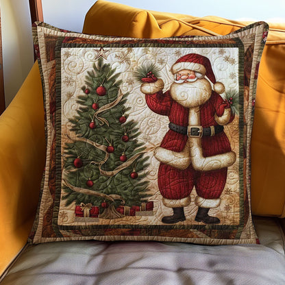 Santa And Christmas Tree WN2907090CL Pillow Case