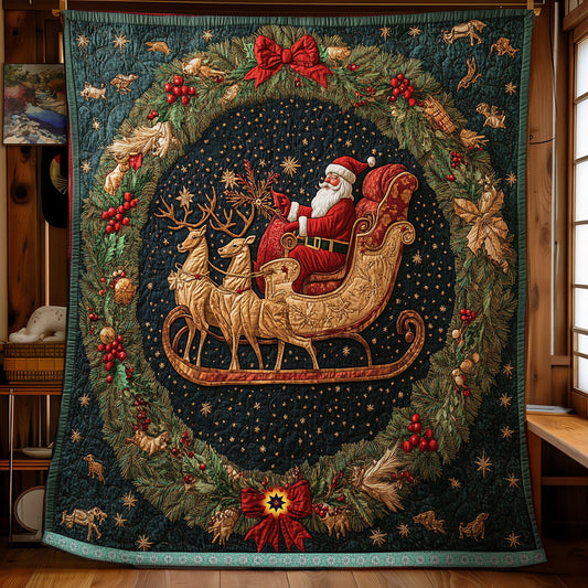 Santa Clause Ho Ho Ho WU1312026CL Quilt