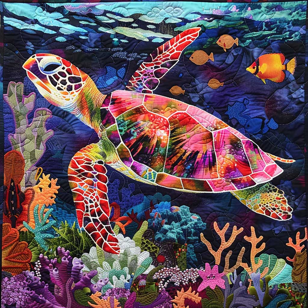 Sea Turtles XR2706011CL Quilt