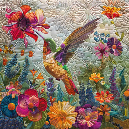 Serenade In Bloom Hummingbird XR1908061CL Quilt