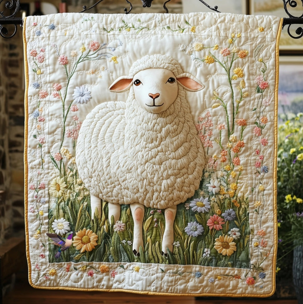 Sheep In The Garden WU2012025CL Quilt