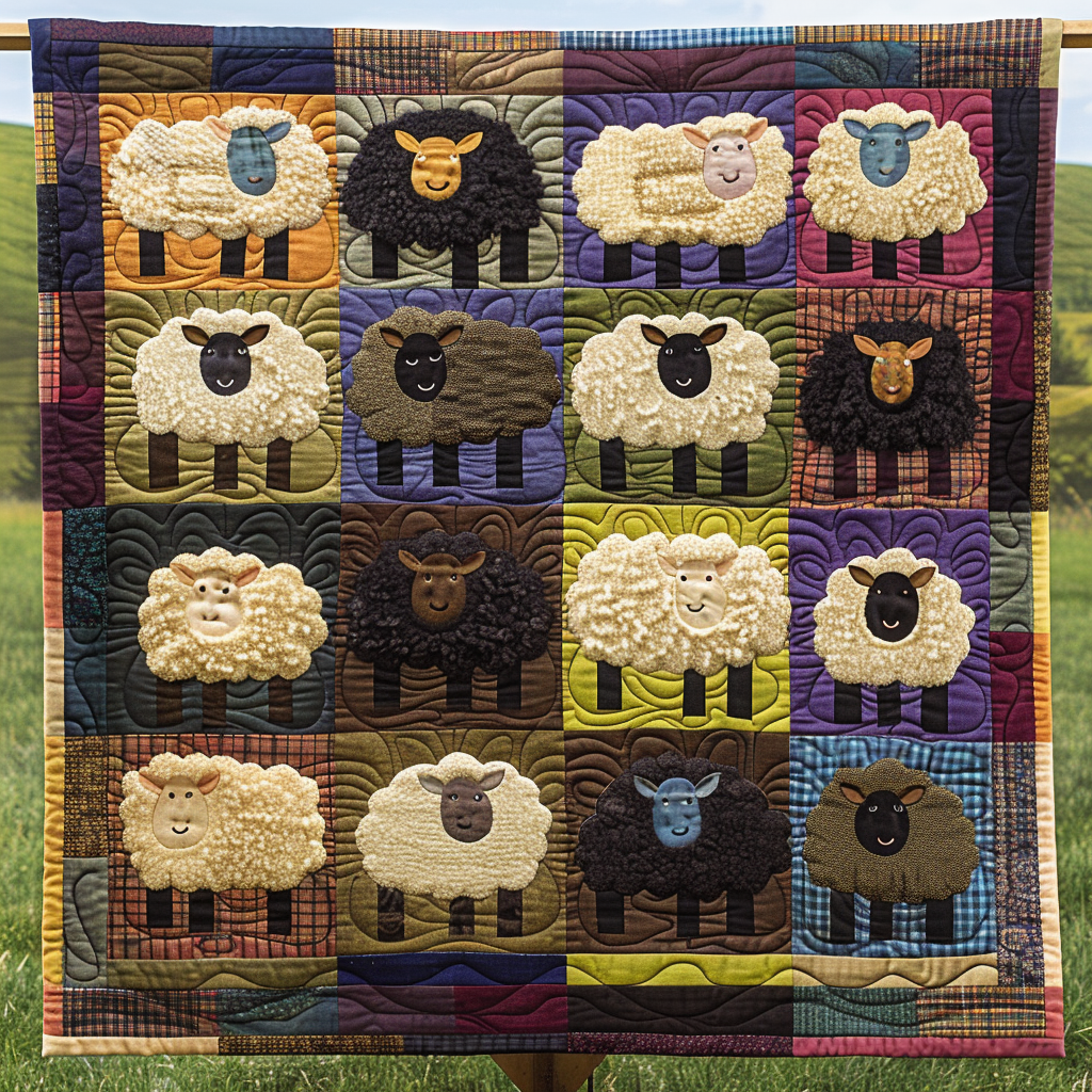 Sheep Lovers XR1206019CL Quilt