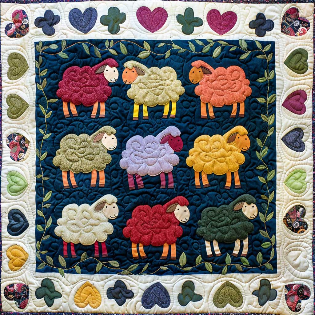 Sheep WJ0307018CL Quilt