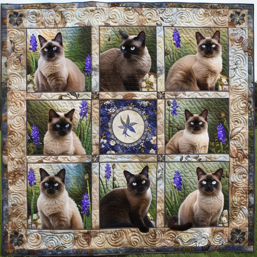 Siamese Cats XR0606012CL Quilt – Cozzyhomes