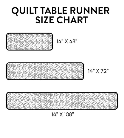 Cat In Garden Nigh WY2802037CL Quilted Table Runner