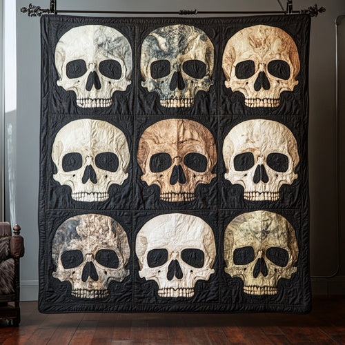 Skull Array WU2612067CL Quilt