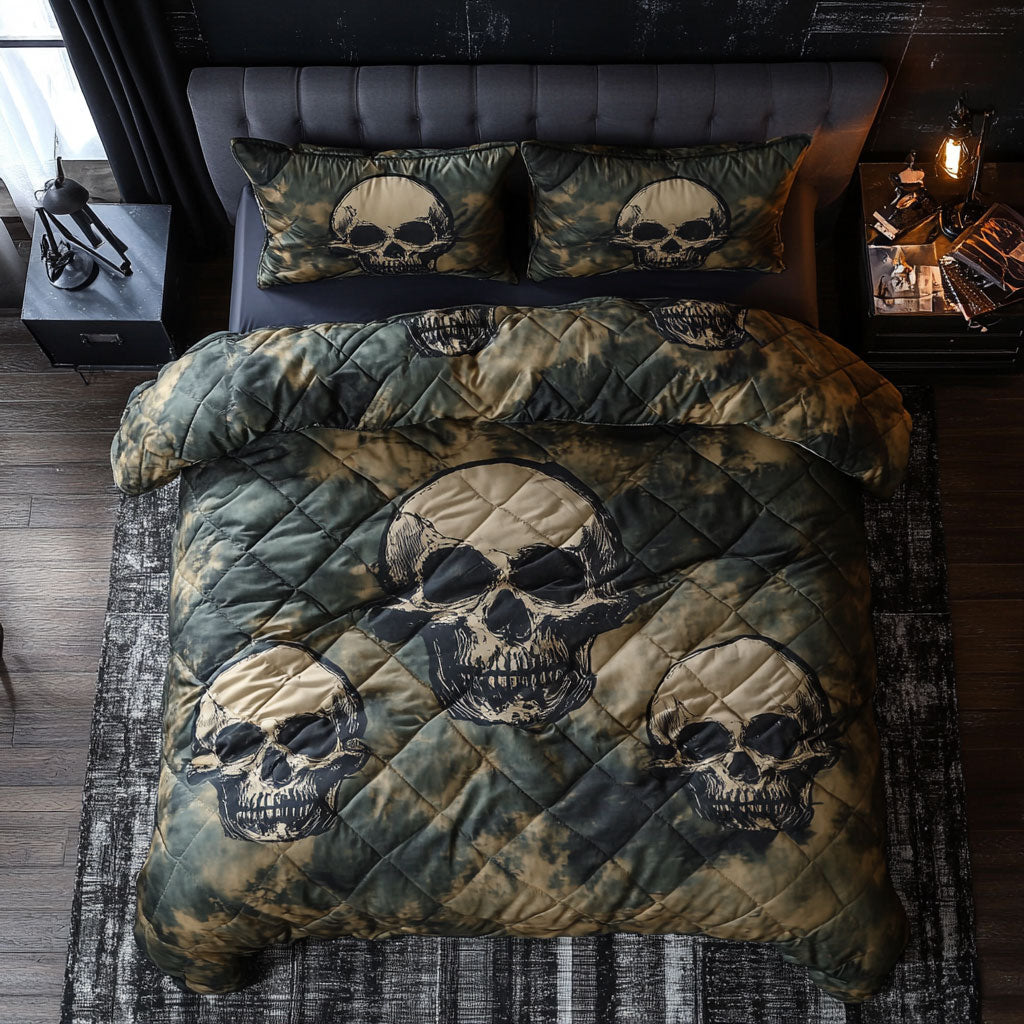 Skull Camouflage WU1102087CL Duvet Cover Set