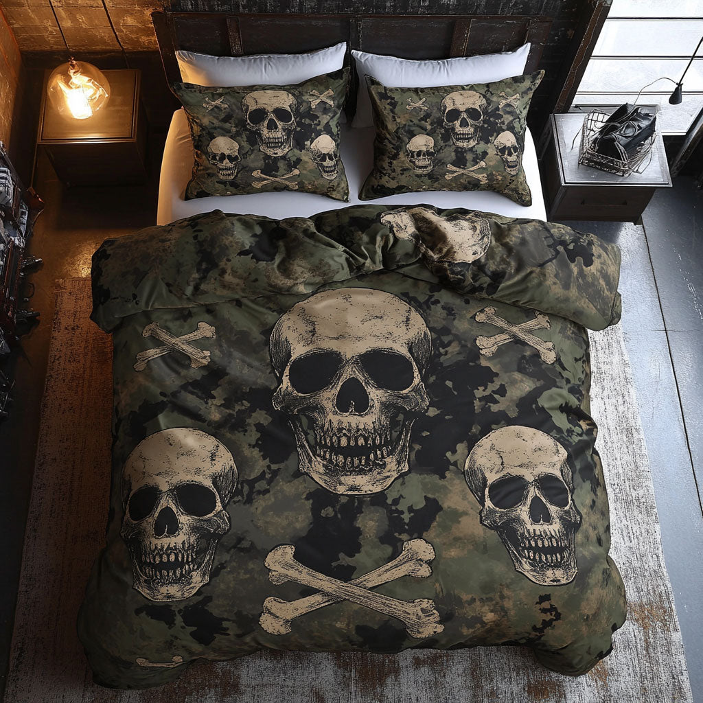 Skull Camouflage WU1102088CL Duvet Cover Set