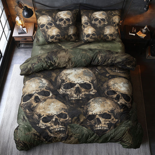 Skull Camouflage WU1102090CL Duvet Cover Set