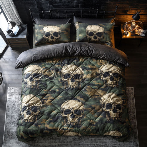 Skull Camouflage WU1102091CL Duvet Cover Set