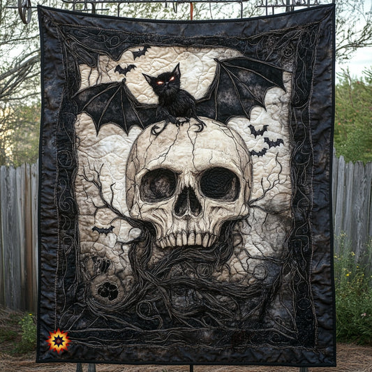 Skull Gothic Vibes WU1712013CL Quilt