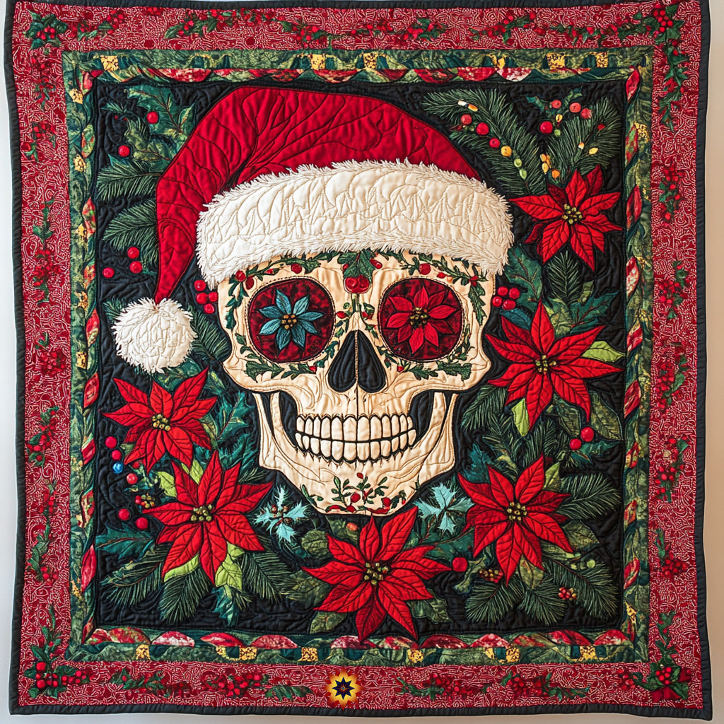 Skull Santa WU0711029CL Quilt