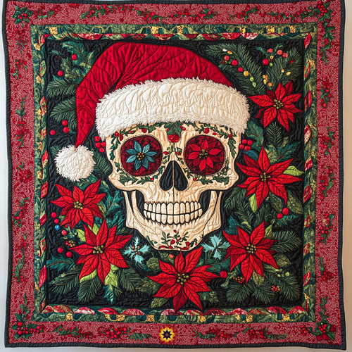 Skull Santa WU0711029CL Quilt