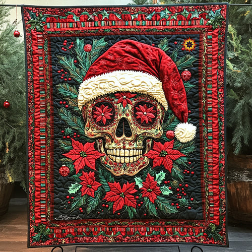 Skull Santa WU0711030CL Quilt