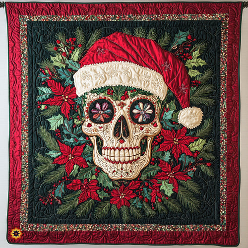 Skull Santa WU0711031CL Quilt