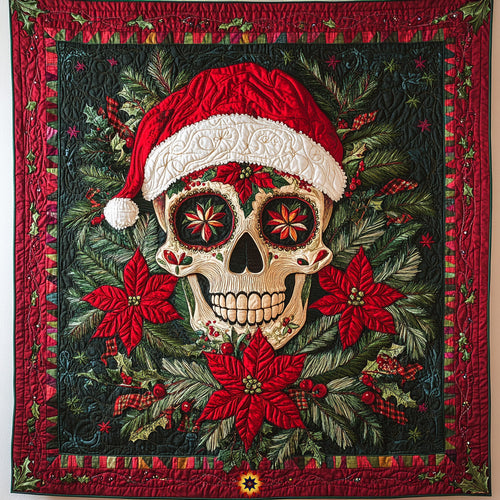 Skull Santa WU0711032CL Quilt