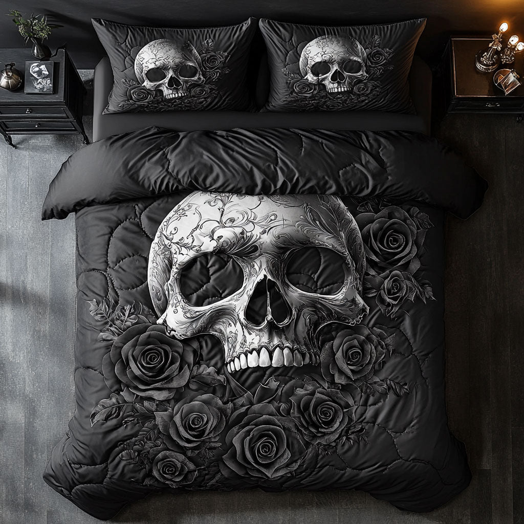 Skull Scream In Vain WU1102071CL Duvet Cover Set