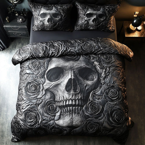 Skull Scream In Vain WU1102074CL Duvet Cover Set