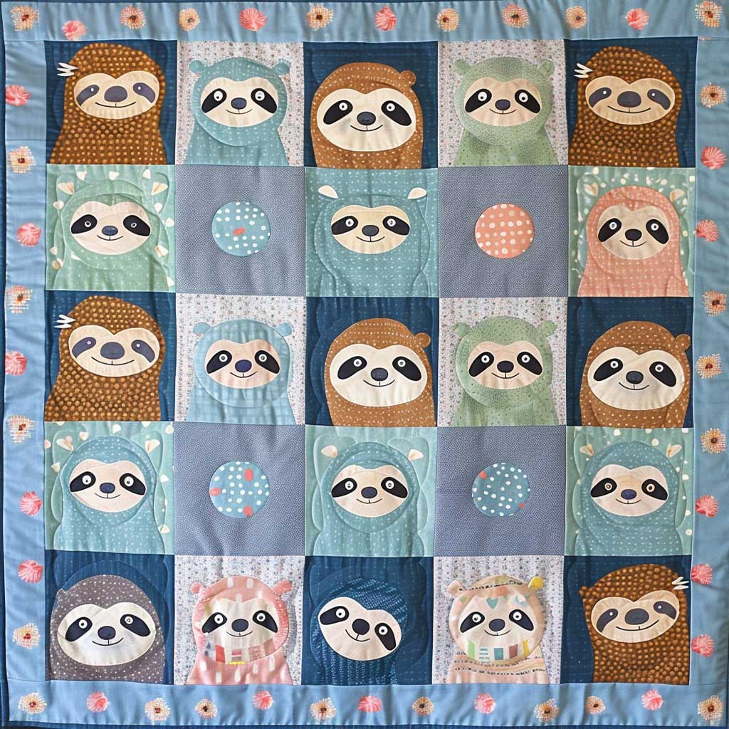 Sloth WJ1307017CL Quilt