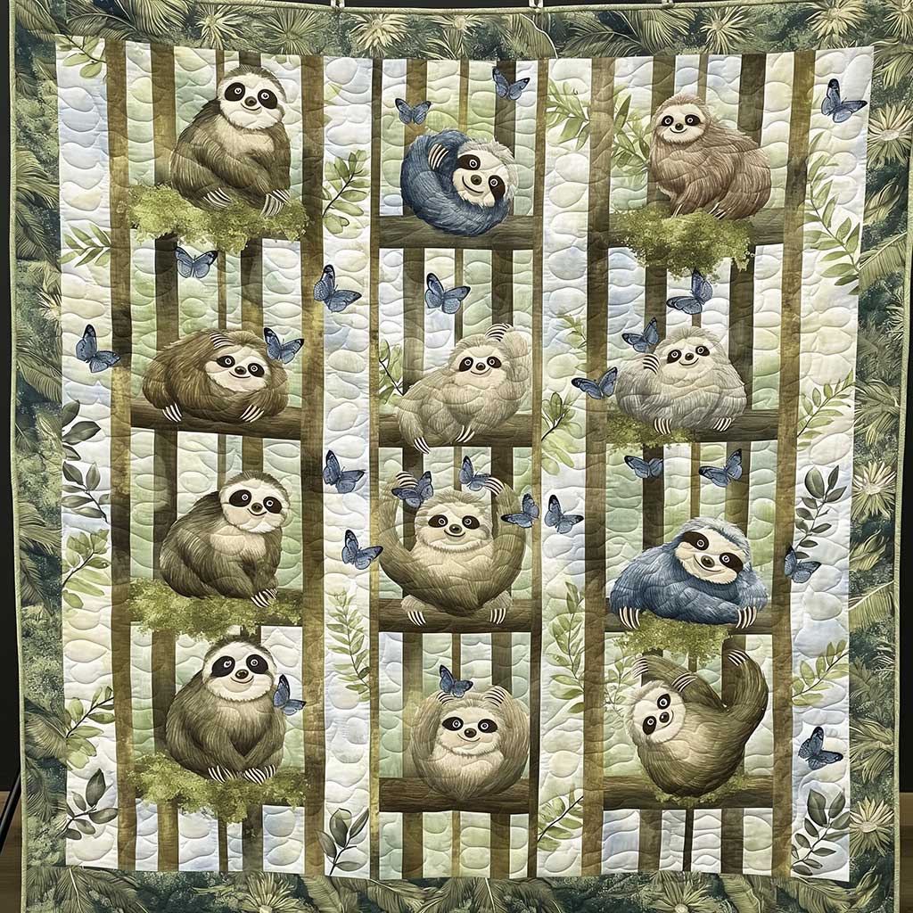 Sloth WJ1607019CL Quilt