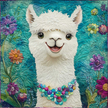 Smiling Alpaca XR0208007CL Quilt