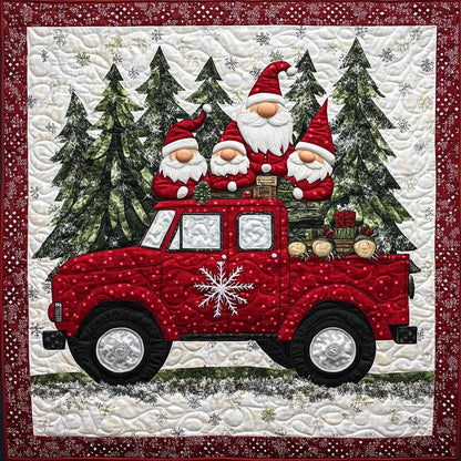 Snow Red Truck XR1009012CL Quilt