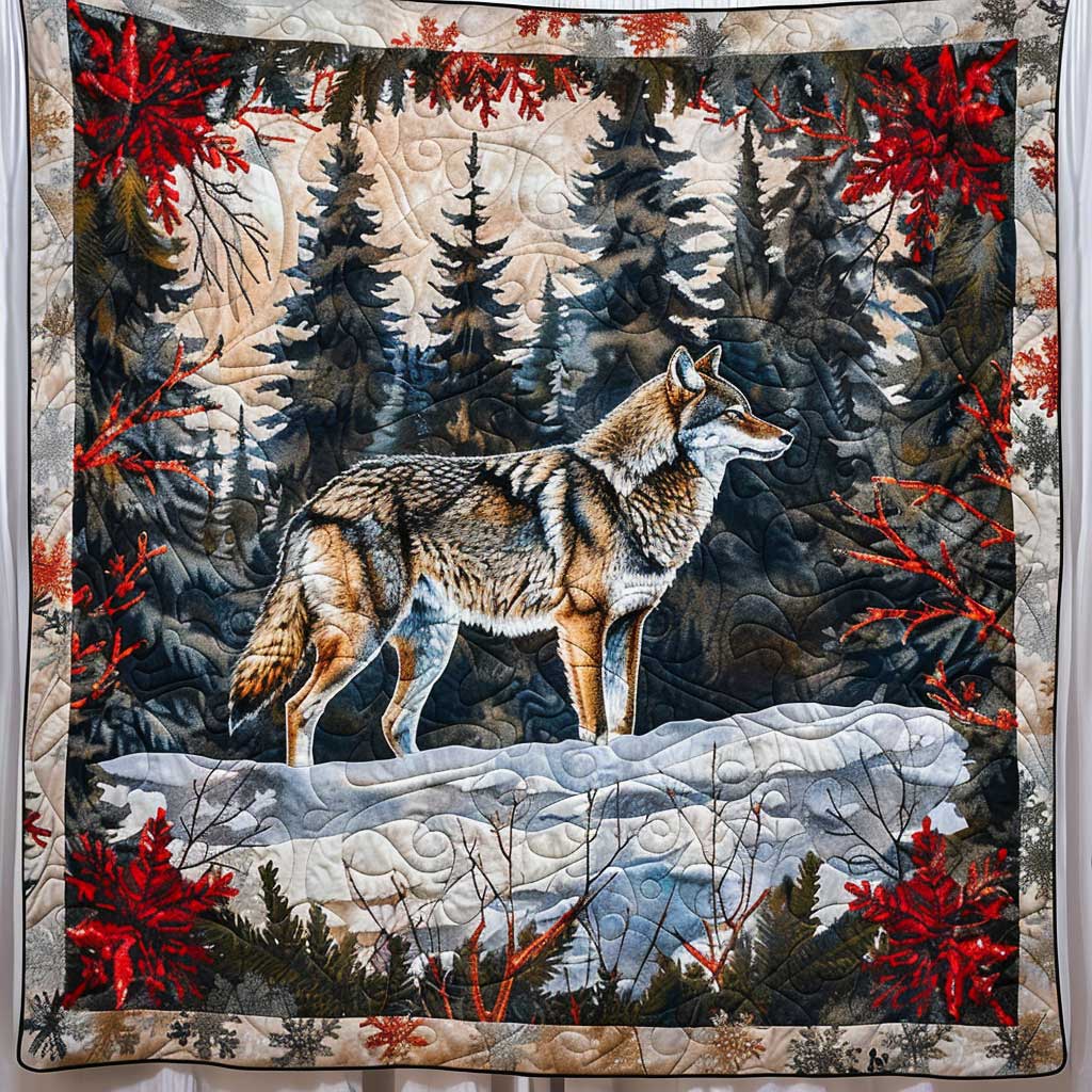 Snow Wolf WP2507038CL Quilt