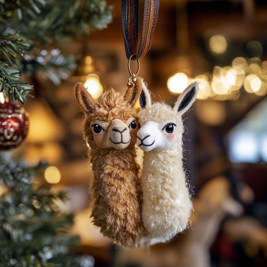 Snowflake the Llama WJ2411119CL Christmas Ornament