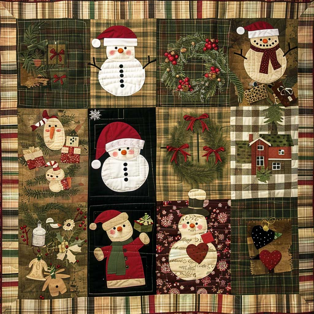 Snowman Christmas XR1706018CL Quilt